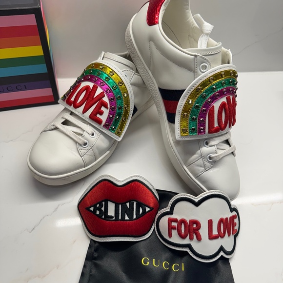 Gucci Sneakers with Interchangeable Design size 8